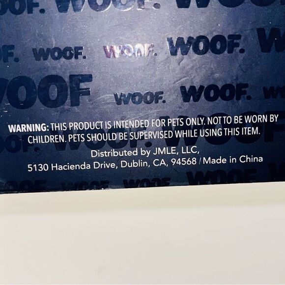 WOOF Dog Collar Set of 2 Skulls Dice Daggers Hearts Size Medium - Picture 7 of 9